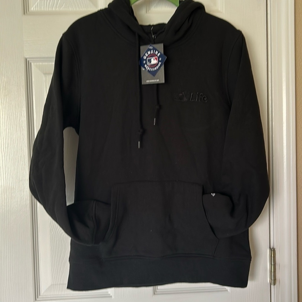 New ERA MLB Black Hoodie / BLACK / MEDIUM / UNISEX / NEW WITH TAGS
